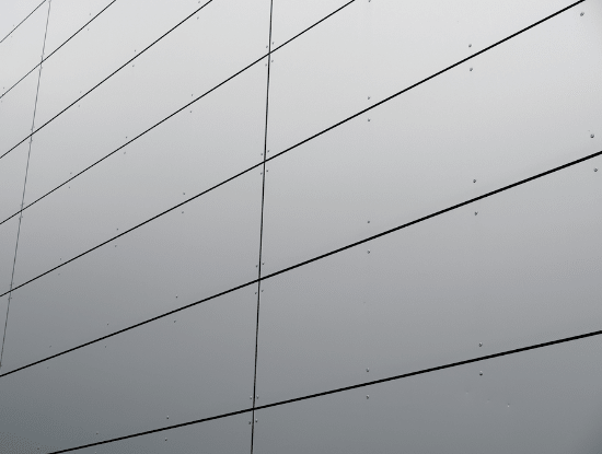 facciata continua in alluminio dettaglio